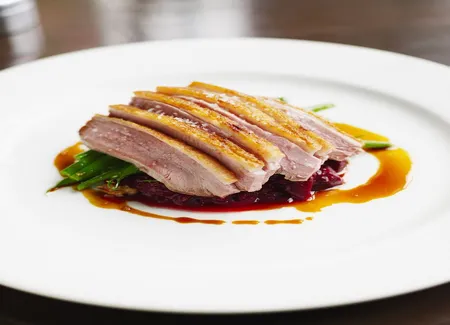 Magret de canard et sa sauce crémeuse
