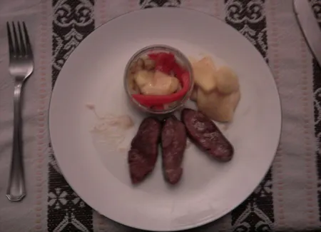 Magret de canard, petits légumes et pomme sautée