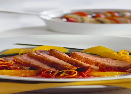 Magrets de canard à l'orange