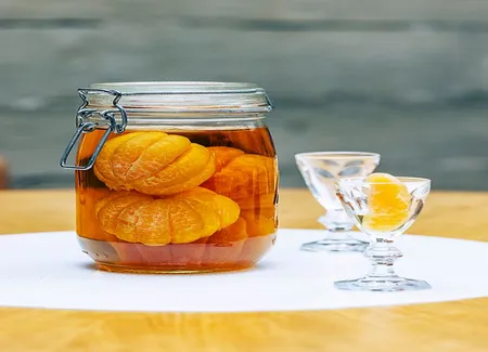 Mandarines au cognac