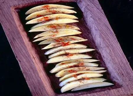 Mangue verte au piment