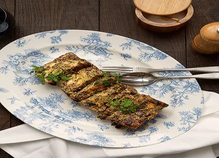 Meatloaf d'abattis de volaille, pain