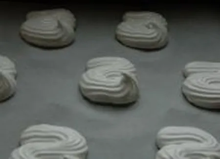 Meringues craquantes et fondantes