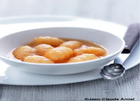 Mi lan xiang aux gnocchis de melon