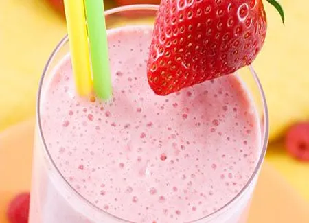 Milkshake à la fraise