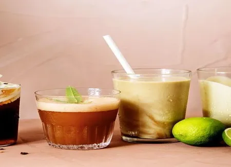 Milkshake café et avocat
