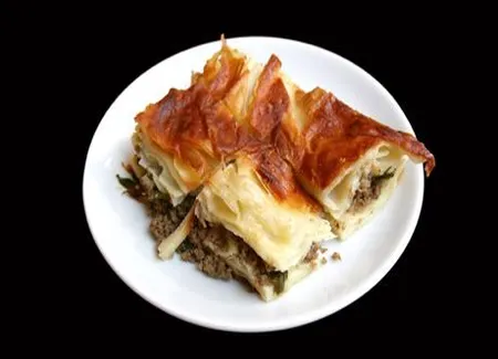 Mille-feuilles au caviar d'aubergine