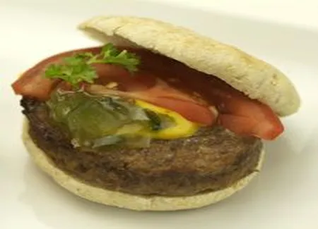 Mini-burger à la mayonnaise épicée