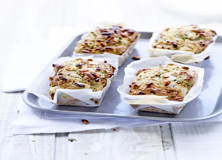 Mini-cakes chèvre-roquette