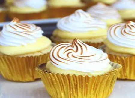Mini-cupcakes tarte au citron meringuée