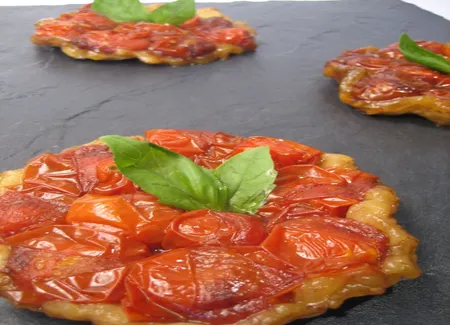 Mini tatin de tomates au balsamique