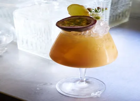 Mocktail joséphine au fruit de la passion