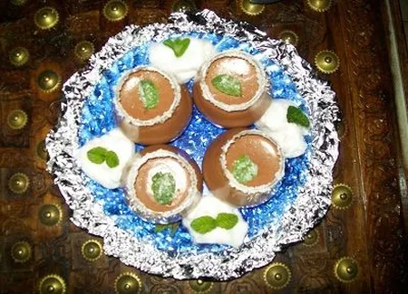 Mousse au chocolat à la menthe