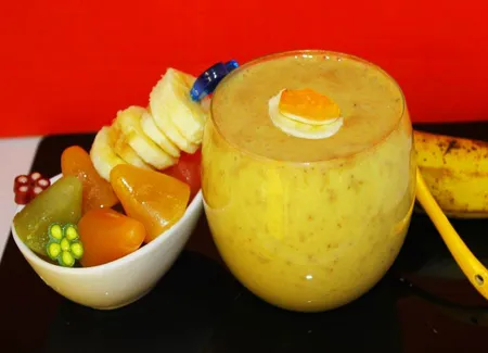 Mousse de banane aux cuberdons
