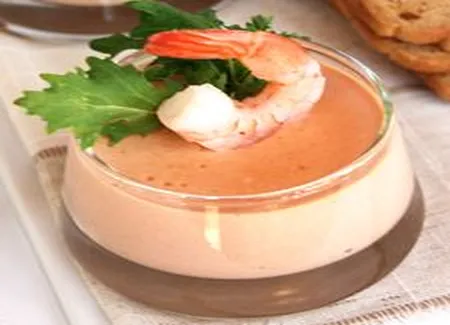 Mousse de crevettes à la ricotta