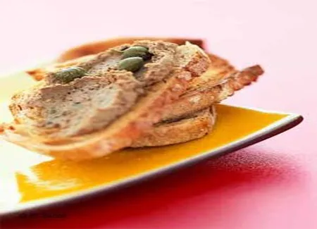 Mousse de foie de volaille aux câpres