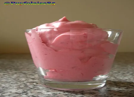 Mousse de framboise