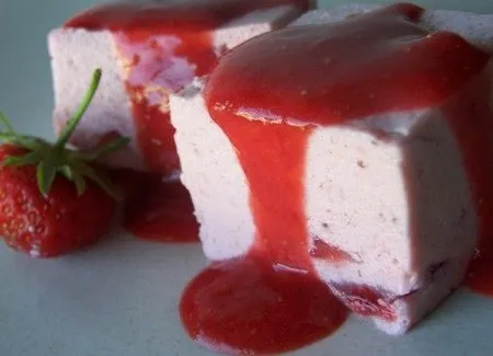 Mousse fruitée au chocolat blanc
