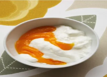 Mousse super légère, coulis abricot