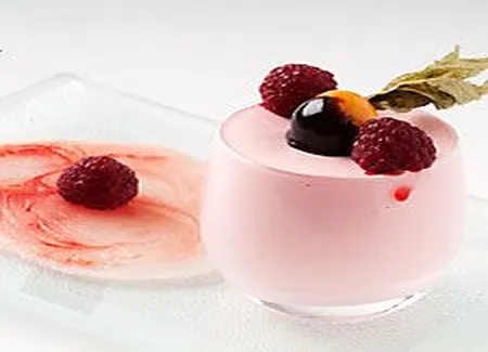 Mousseline aux framboises
