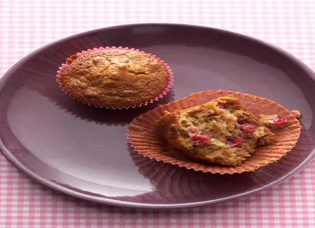 Muffins au lait ribot et airelles