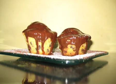 Muffins aux 2 chocolats