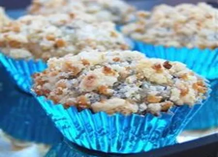 Muffins aux bleuets et au sucre d'érable