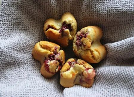 Muffins aux framboises