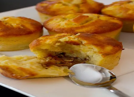Muffins aux pommes et pâte de spéculoos