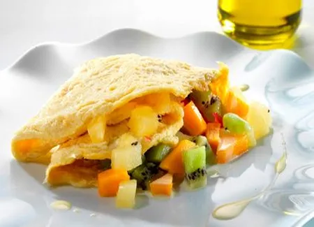 Omelette tropicale