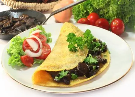Omelette au boudin