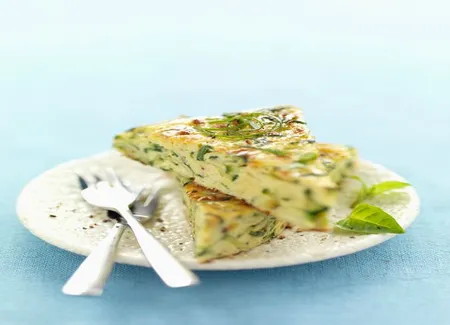 Omelette-pizza