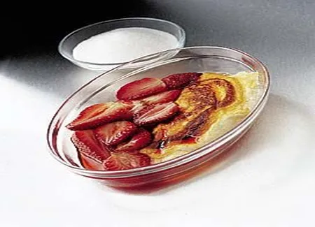 Omelette soufflée aux fraises
