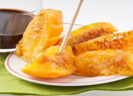 Orangettes sauce au chocolat