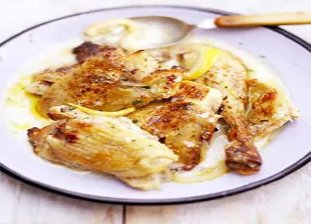 Poulet au citron frais