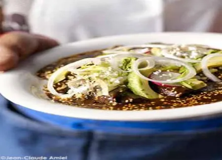 Poulet au mole poblano