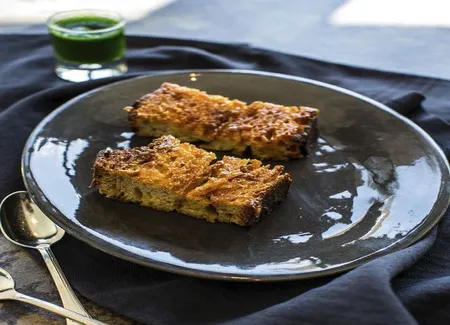 Pain perdu au miel, vanille et fleur d'oranger