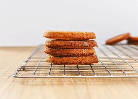 Palets bretons caramélisés au miel