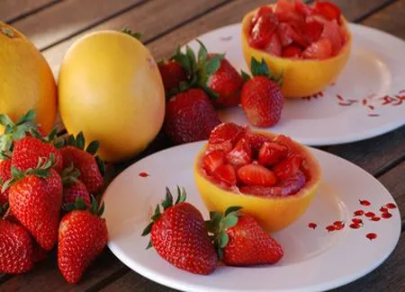 Pamplemousse aux fraises