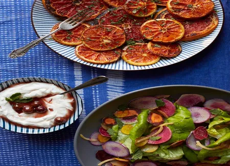 Pamplemousses gratinés à la verveine
