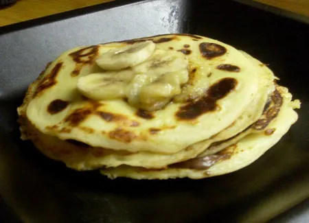 Pancakes nutella-banane