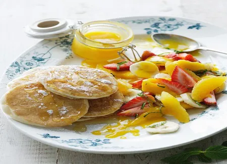 Pancakes à la farine de pois chiche