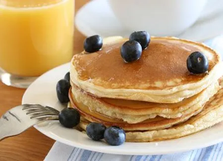 Pancakes aux bleuets