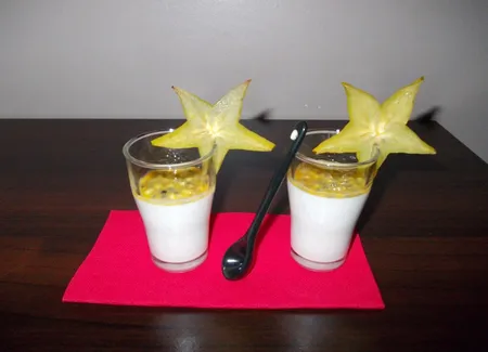 Panna cotta mangue passion