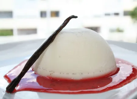 Panna cotta mascarpone et vanille de bourbon