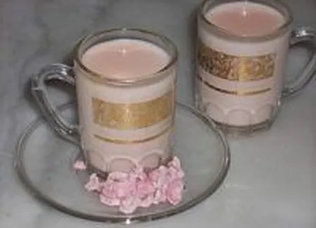 Panna cotta rose bonbon