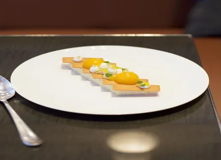 Pannacotta curcuma-vanille