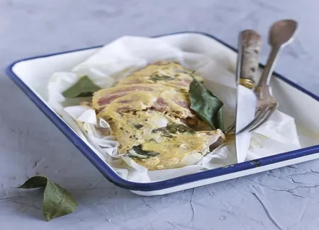 Papillotes de lapin à la moutarde