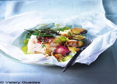 Papillotes de poisson aux coquillages