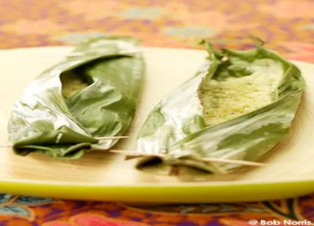 Papillotes en feuille de bananier